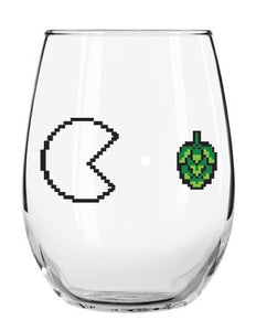 Hop-Man Stemless Glass